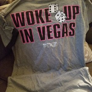 PINK Las Vegas Ringer Tee